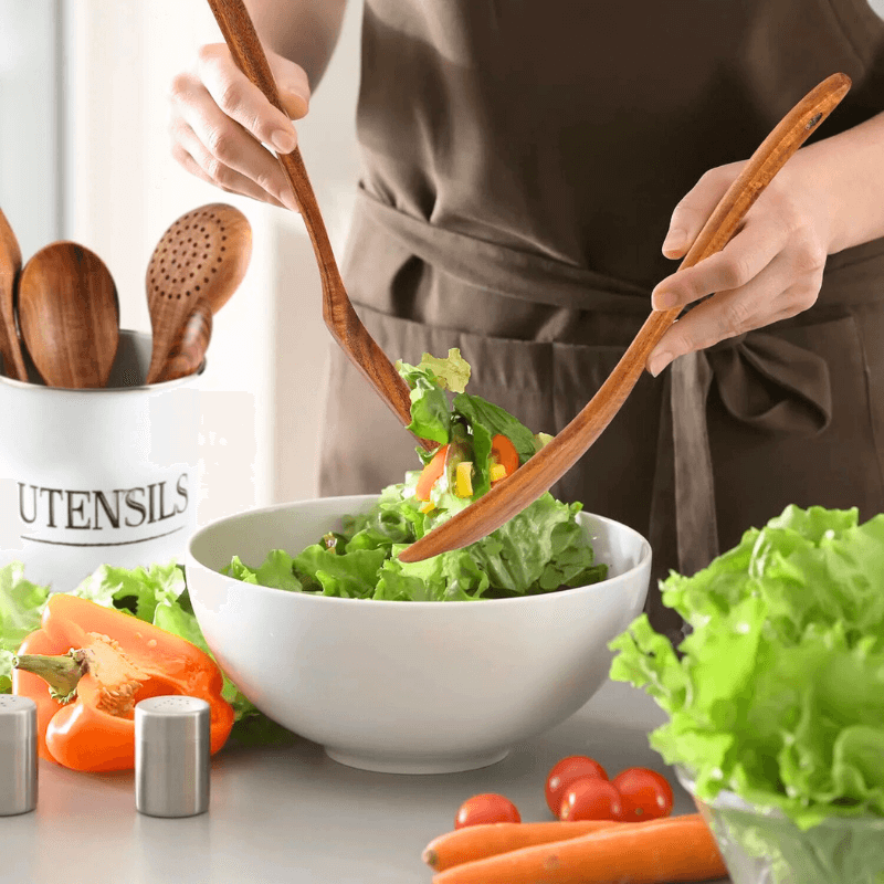 PuraHavens™ Premium Teak Wood Utensils