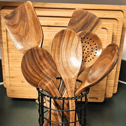 PuraHavens™ Premium Teak Wood Utensils